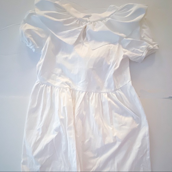 2x30 Zara Girls White Cotton Dress - Picture 6 of 6